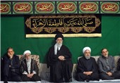 مراسم عزاداری ایام فاطمیه در محضر امام خامنه‌ای برگزار شد
