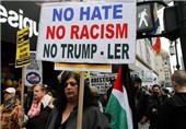 Activists in New York Protest against Trump&apos;s Anti-Muslim Remarks