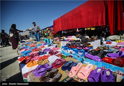 بازار بندرترکمن در آستانه نوروز