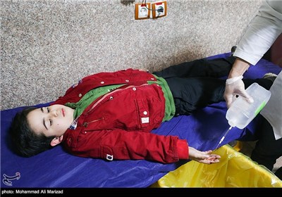مصدومان شب چهارشنبه آخر سال - بیمارستان 15 خرداد