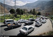 ترافیک نیمه سنگین در محور هراز و جاده قزوین ــ رشت