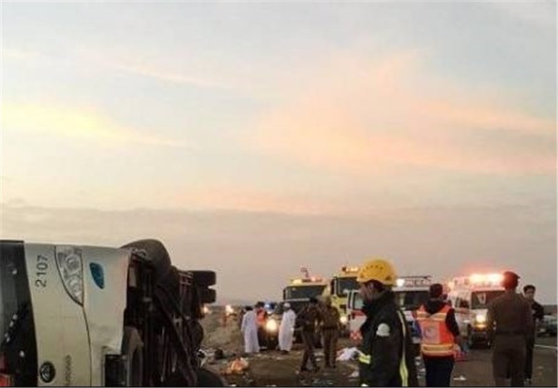 واژگونی اتوبوس حامل حجاج مصری در مکه مکرمه 19 کشته برجای گذاشت