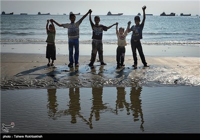 Persian Gulf Island of Hormuz in Southern Iran