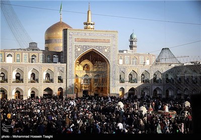 Beginning of Persian New Year in Imam Reza Shrine