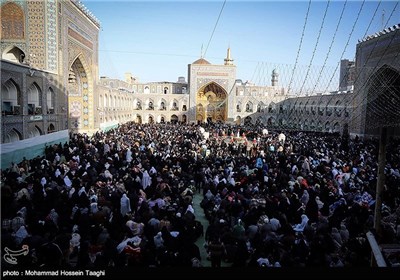 Beginning of Persian New Year in Imam Reza Shrine