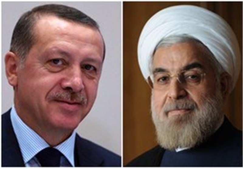 &quot;روحانی&quot; در گفتگو با &quot;اردوغان&quot;: ایران و ترکیه نقش مهمی در حل و فصل مسائل و مشکلات منطقه‌ای دارند