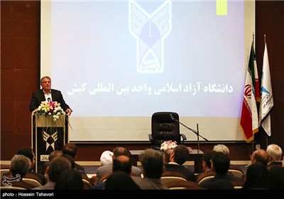 افتتاح ساختمان دانشگاه آزاد کیش با حضور هاشمی رفسنجانی