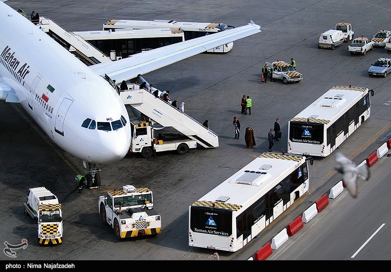 فرود اضطراری هواپیمای ماهان در فرودگاه مشهد