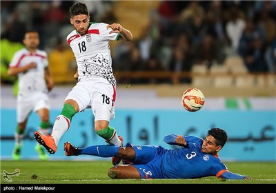 دیدار تیم‌های فوتبال ایران و هند