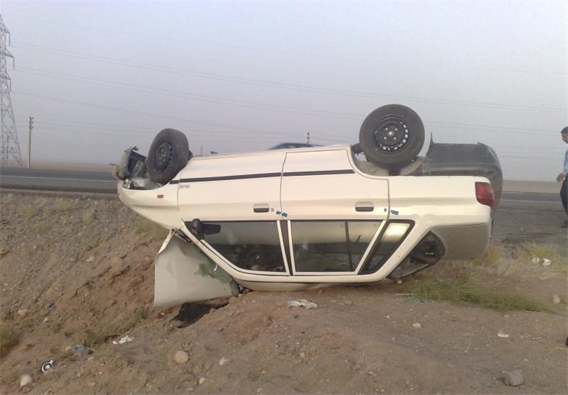 واژگونی خودرو پراید در همدان یک کشته و 4 مجروج برجای گذاشت