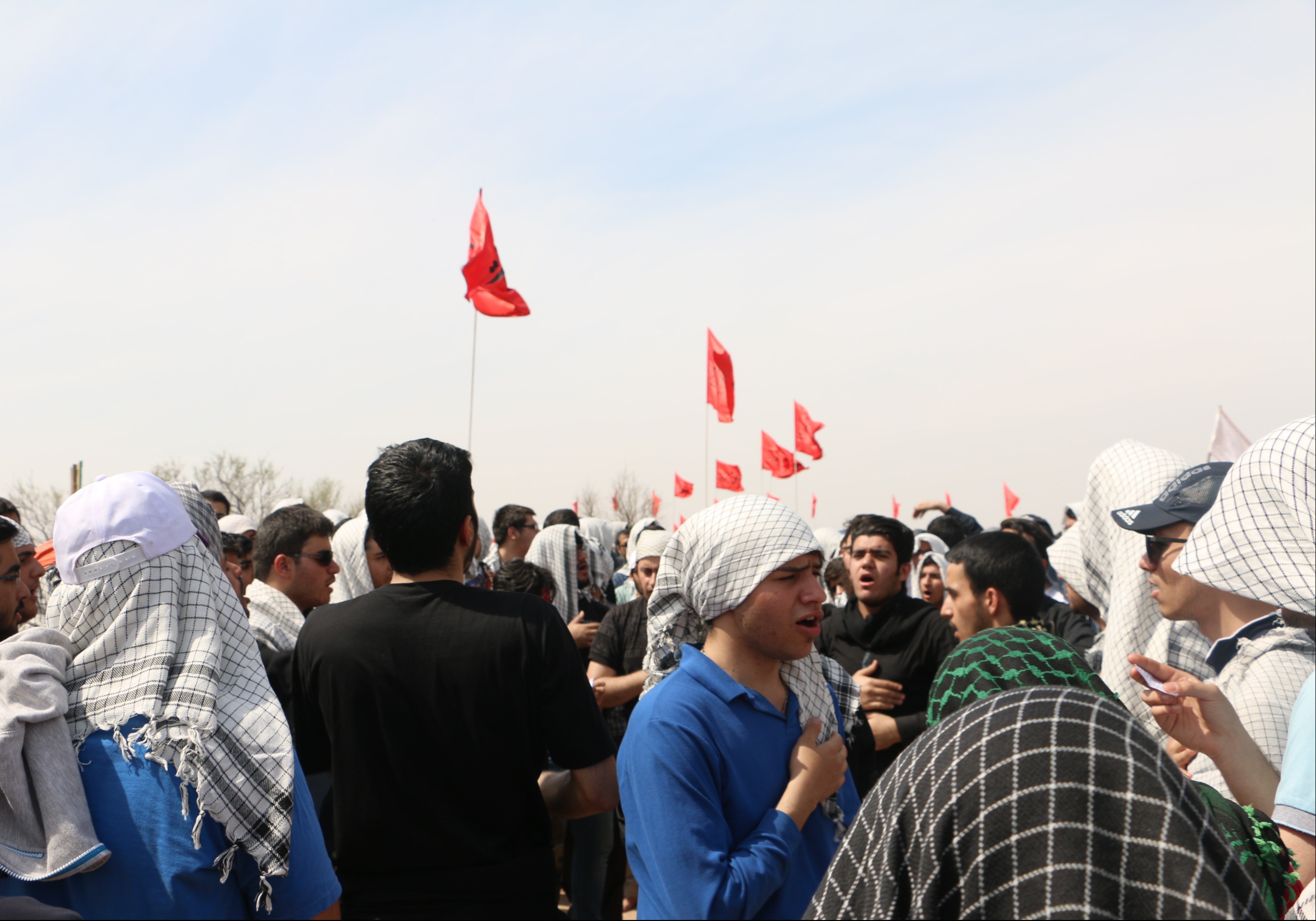 حضور بسیجیان آستارا در جمع زائران سرزمین نور خوزستان