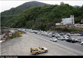 ترافیک سنگین در محورهای رشت-امام‌زاده هاشم و رودبار به منجیل