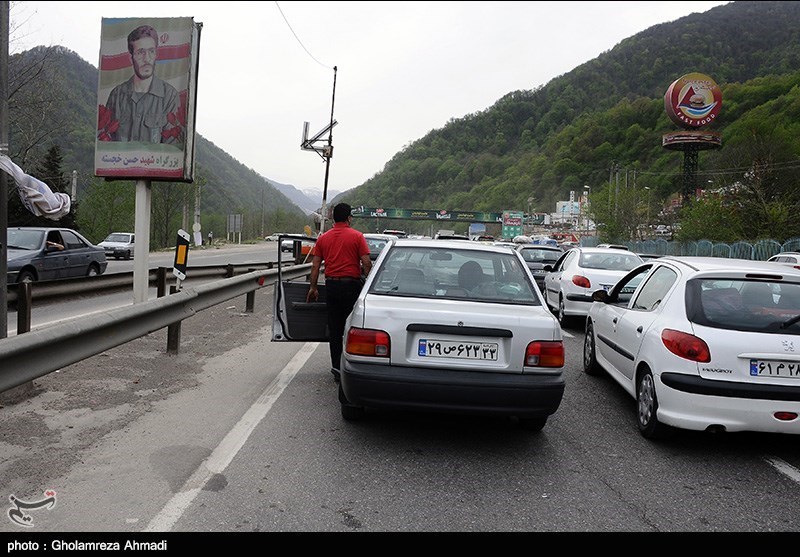 محورهای هراز و سوادکوه شاهد ترافیک نیمه سنگین است