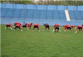 تمرین تیم ملی فوتبال افغانستان به روایت تصویر