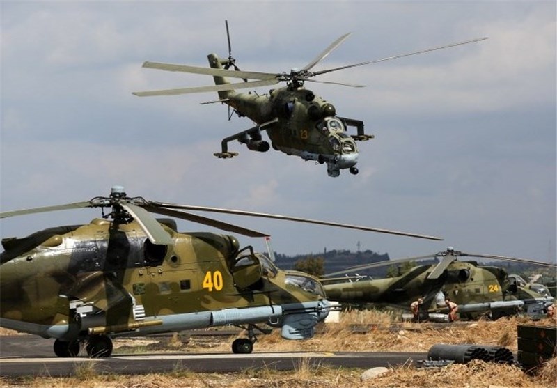 Three Russian Attack Helicopters Leave Syria for Russia