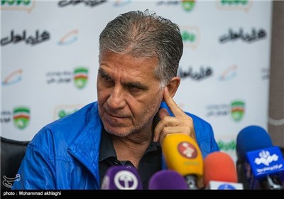 کارلوس کی‌روش سرمربی تیم ملی فوتبال ایران 