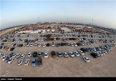 مسافران نوروزی در جزیره کیش