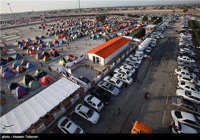 مسافران نوروزی در جزیره کیش