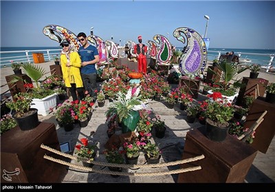 مسافران نوروزی در جزیره کیش