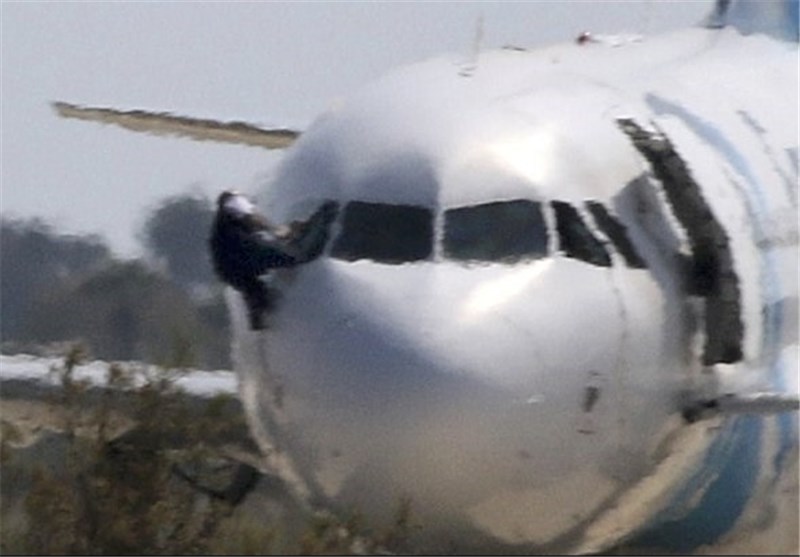 هواپیما ربایی در مصر به روایت تصاویر