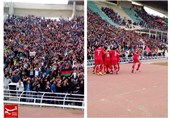 فیلم لحظه صعود تیم ملی فوتبال افغانستان به جام ملت‌های آسیا و شادی مهاجرین در تهران