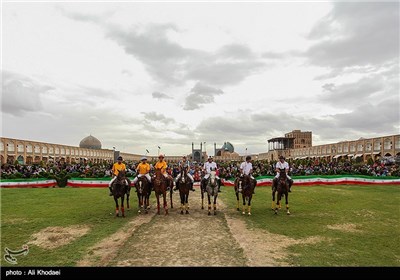 مسابقات نمادین چوگان در میدان نقش جهان اصفهان