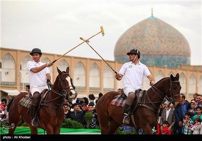 مسابقات نمادین چوگان در میدان نقش جهان اصفهان