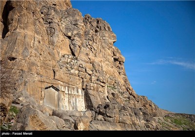 Bisotun Historical Complex in Western Iran