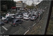 ترافیک سنگین در محور کرج -چالوس از میدان امیرکبیر تا تونل کندوان /احتمال یک طرفه شدن از عصر امروز