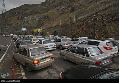 بازگشت مسافران نوروزی از جاده چالوس