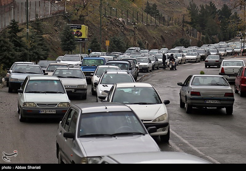 ترافیک سنگین در محورهای هراز و کندوان/کندوان تا 6 صبح یکشنبه یک‌طرفه است/ممنوعیت تردد خودروهای سنگین در محور‌های منتهی به پایتخت