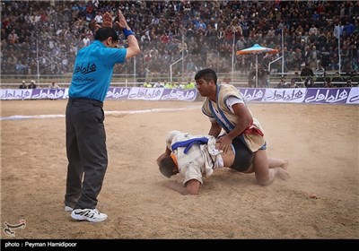 Traditional Chookheh Wrestling Tournament in Northeastern Iran