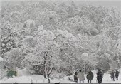 بارش 35 سانتیمتری برف در شهرستان نیر/اردبیل در شانزدهمین روز از فصل بهار رخت سفید بر تن کرد