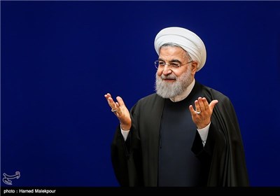 حجت‌الاسلام حسن روحانی رئیس جمهور در پایان دهمین سالگرد روز ملی فناوری هسته‌ای
