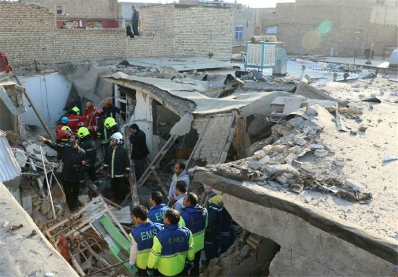 انفجار گاز چند واحد مسکونی را در اهواز تخریب کرد