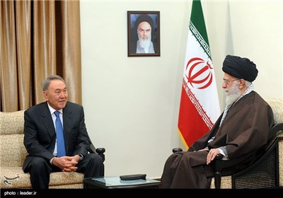 Kazakh President Meets with Ayatollah Khamenei