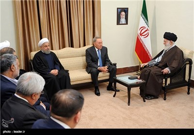 Kazakh President Meets with Ayatollah Khamenei