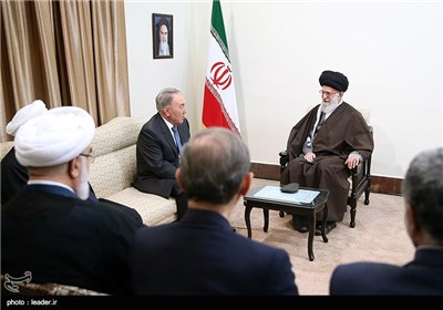 Kazakh President Meets with Ayatollah Khamenei