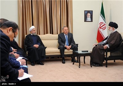 Kazakh President Meets with Ayatollah Khamenei