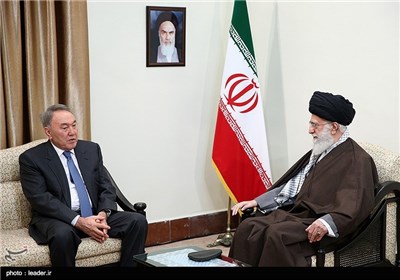 Kazakh President Meets with Ayatollah Khamenei