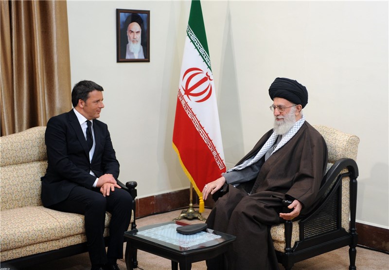 نخست‌وزیر ایتالیا با امام خامنه‌ای دیدار کرد