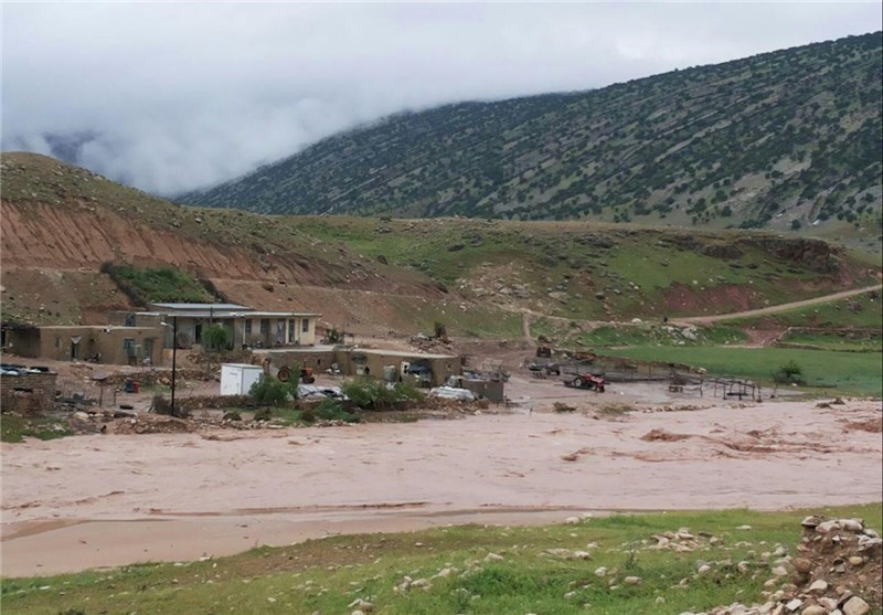 سیل راه‌های 7 روستا در بازفت چهارمحال و بختیاری را مسدود کرد