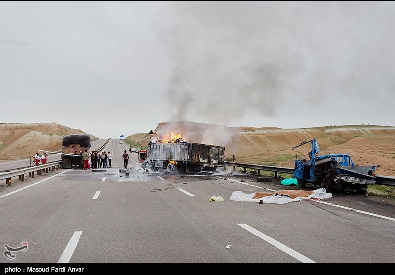 بازگشایی همه محورهای استان گلستان/8 کشته در تصادفات جاده‌ای