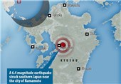وقوع زلزله در جنوب غربی ژاپن