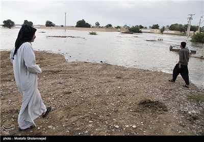 وقوع سیل در خوزستان و لرستان