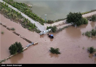 وقوع سیل در خوزستان و لرستان