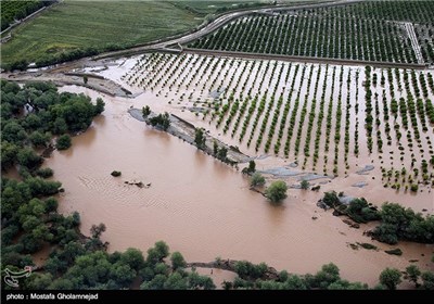 وقوع سیل در خوزستان و لرستان