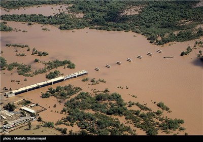 وقوع سیل در خوزستان و لرستان