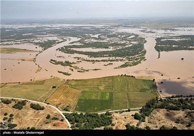 وقوع سیل در خوزستان و لرستان