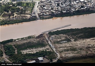 وقوع سیل در خوزستان و لرستان